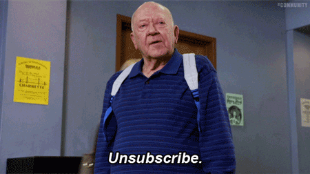 gif television nbc community leonard unsubscribe apparently ...