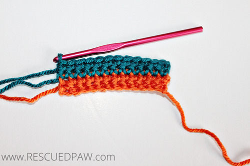 Learn How to Change Colors in Crochet From Rescued Paw