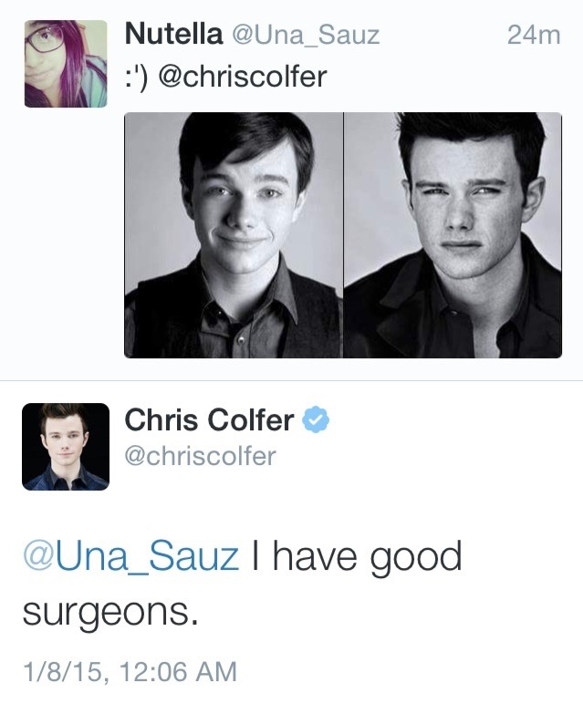 Chris Colfer Tweets - Page 13 Tumblr_nhuezqv2qm1rwi7xbo1_1280