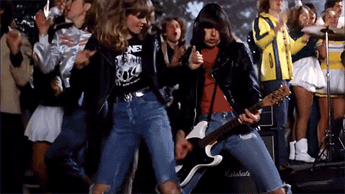 Image result for ramones rock and roll radio gif