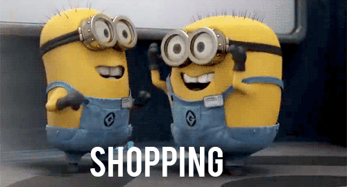 Minions Shopping GIF Mode