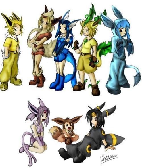 Pokemon fake eevee evolutions
