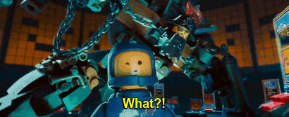BENNY THE SPACE GUY FROM THE LEGO MOVIE! HI!!