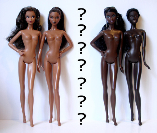 Dark skin vs light skin black people