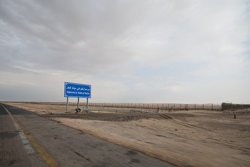 The Qatar / Saudi border