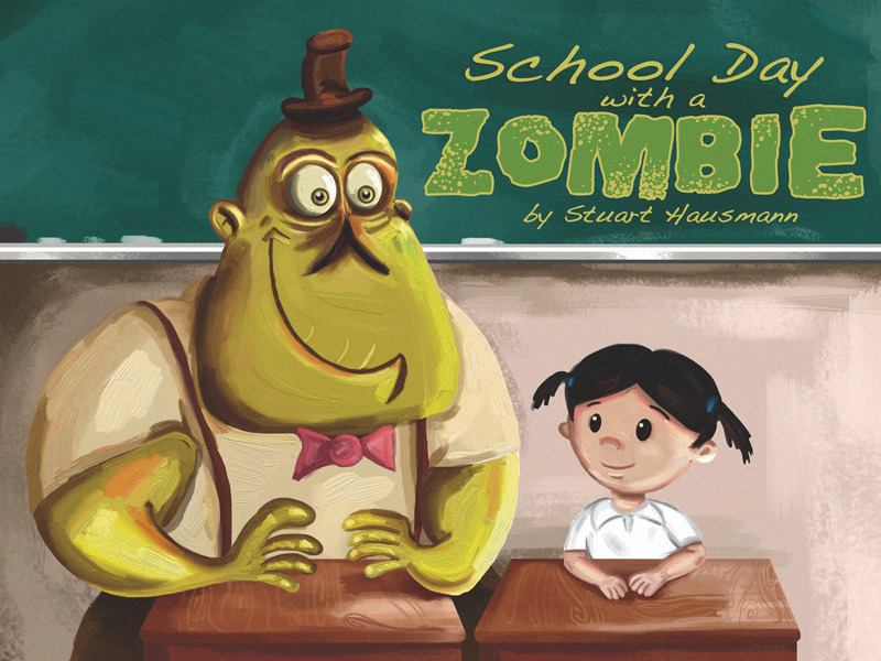 Happy October, everybody! I am so excited to announce that my children’s picture book School Day with a Zombie is now available for purchase! You can order your copy online here.