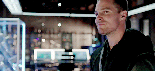 Image result for oliver queen arrow smile gif