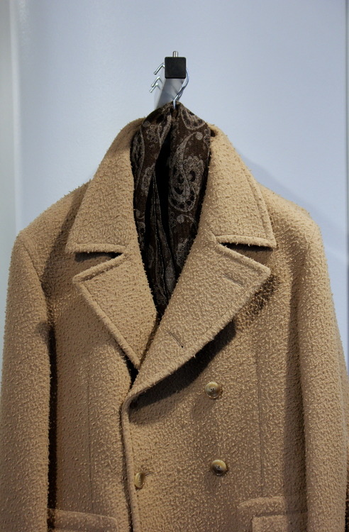 Tagliatore double-breasted overcoat at Sauma