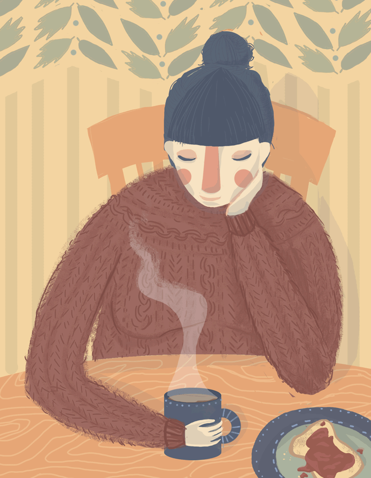 Fall is in the air. Time for hot coffee and cozy sweaters