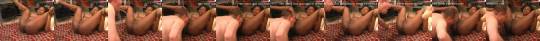 wetbaredpussies:  Hot and naked Black woman, lies down on a carpet and pees into