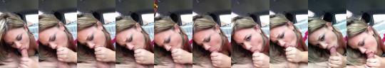 mywife-hotwife:  amansreaction:  Car Bj  Just like my slut of a wife. Blowing guys