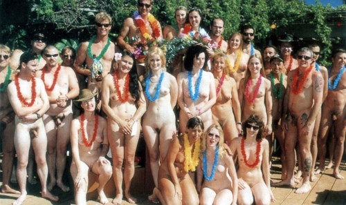 Family beach pageant nudist contest