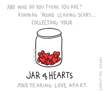 I guess this song is old, but I always wanted to make a little jar of hearts~