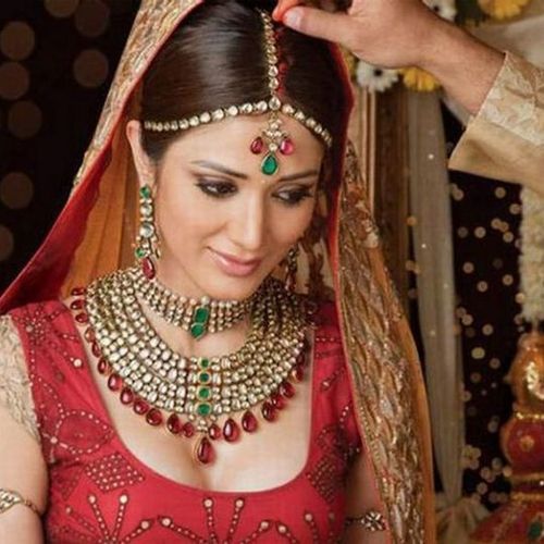 Indian wedding headpiece